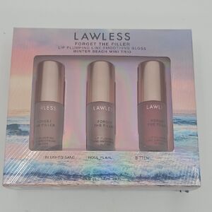 LAWLESS Cream and Pink Lip Balm & Gloss Set